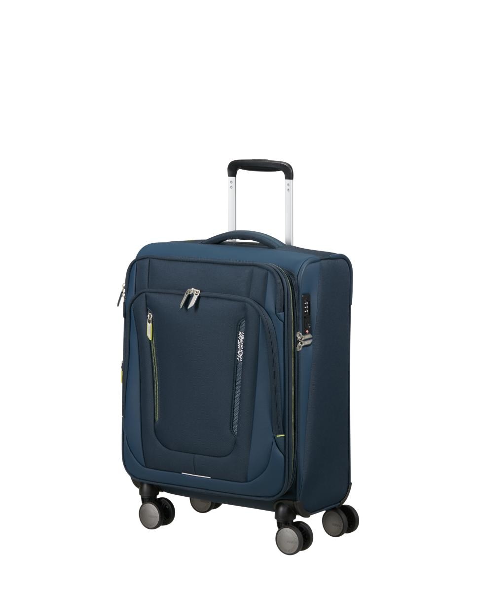 Maleta de cabina expandible Wanderlite blanda con capacidad hasta 49,5 L - American Tourister - Azul Azul-12