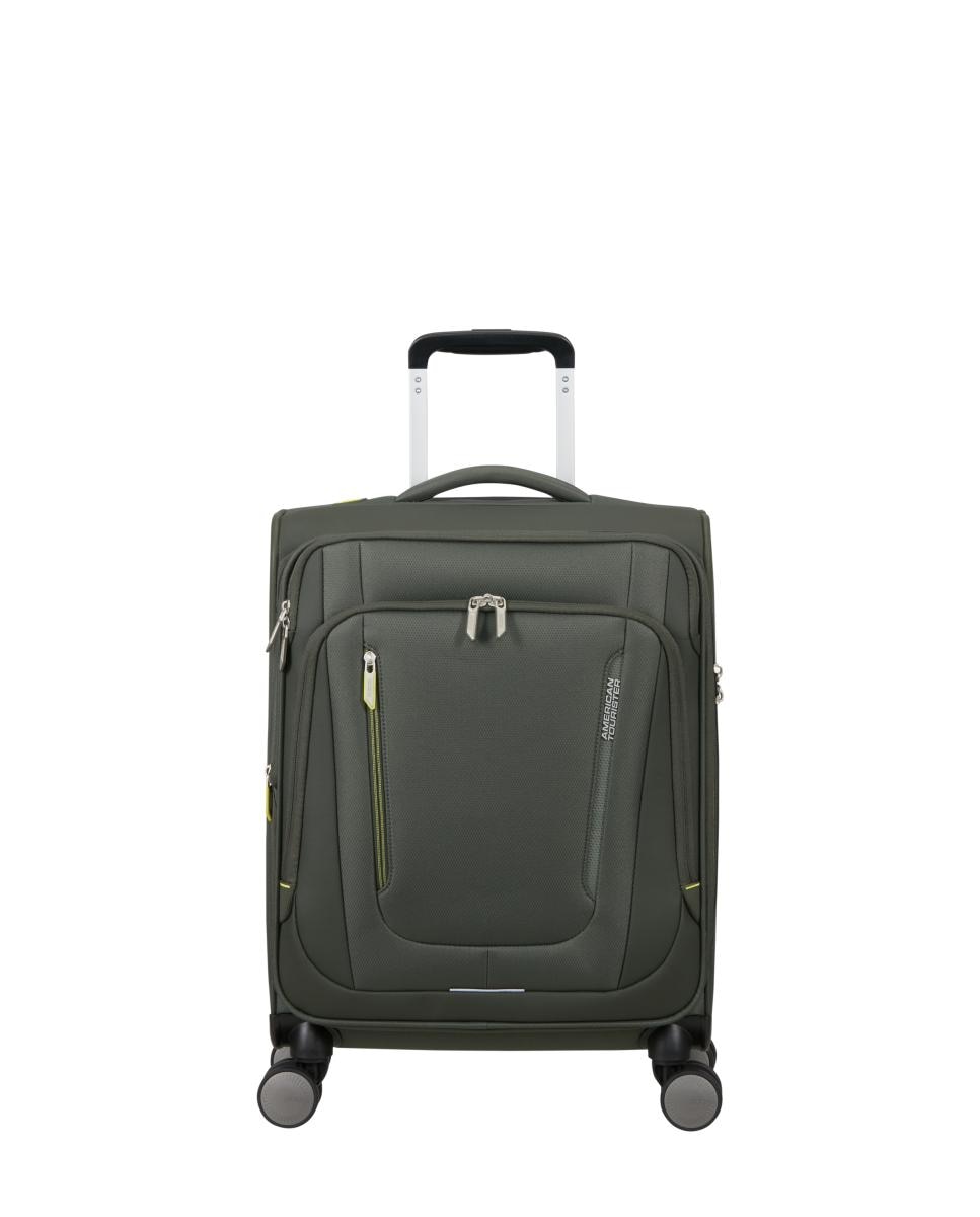 Maleta de cabina expandible Wanderlite blanda con capacidad hasta 49,5 L - American Tourister - Verde Verde-1