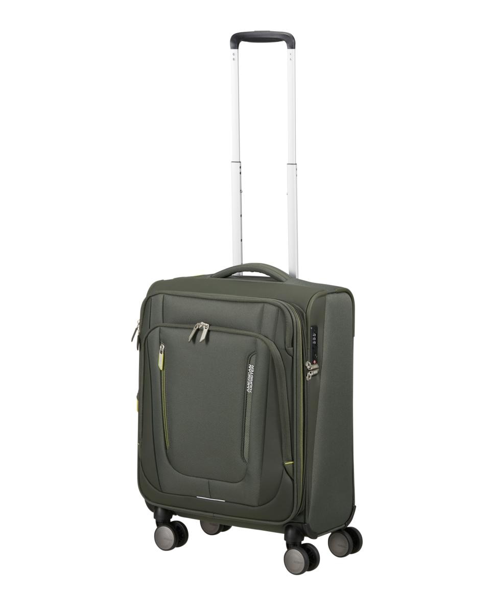 Maleta de cabina expandible Wanderlite blanda con capacidad hasta 49,5 L - American Tourister - Verde Verde-3