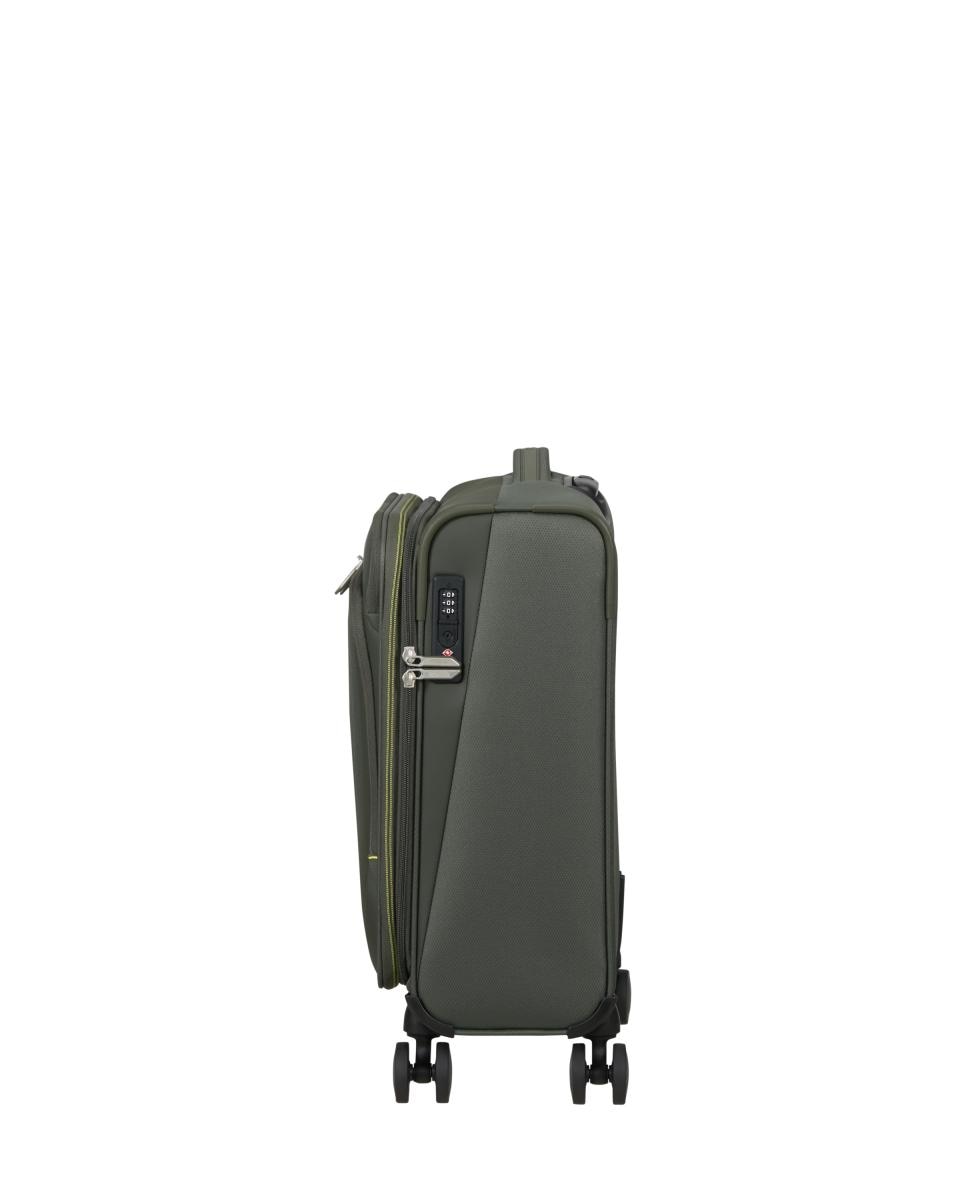 Maleta de cabina expandible Wanderlite blanda con capacidad hasta 49,5 L - American Tourister - Verde Verde-11