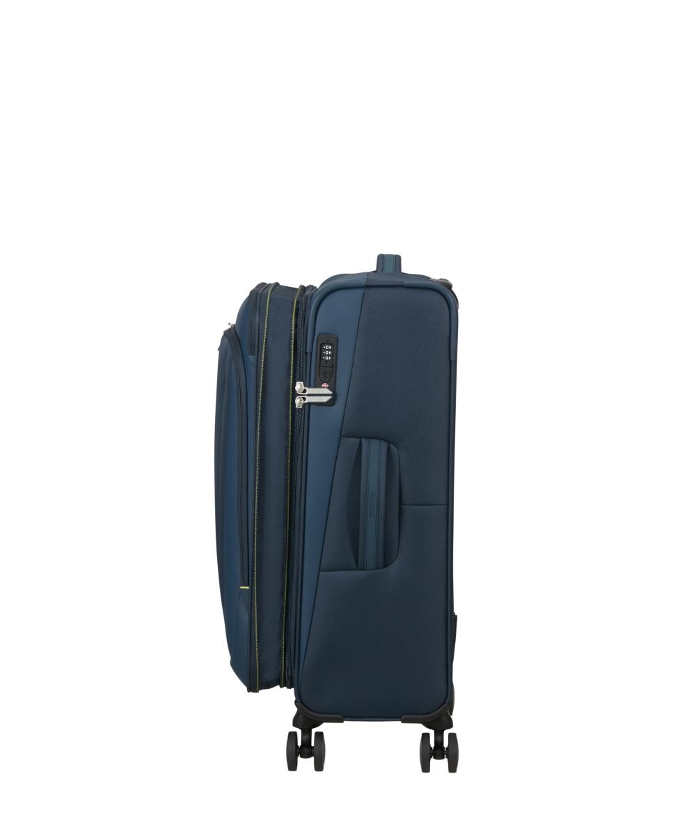 Maleta mediana expandible Wanderlite blanda con capacidad hasta 81 L - American Tourister - Azul Azul-5