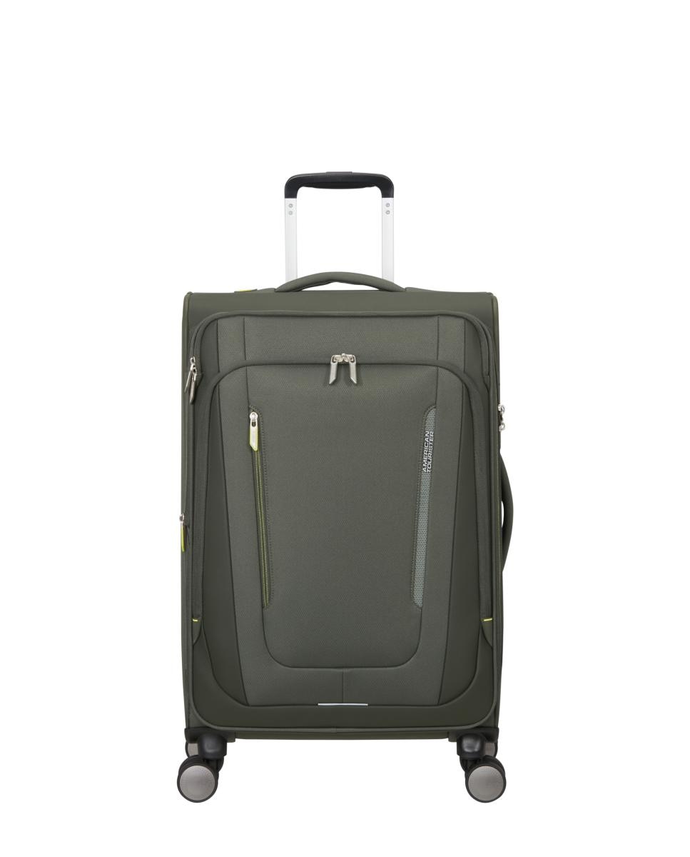 Maleta mediana expandible Wanderlite blanda con capacidad hasta 81 L - American Tourister - Verde Verde-1