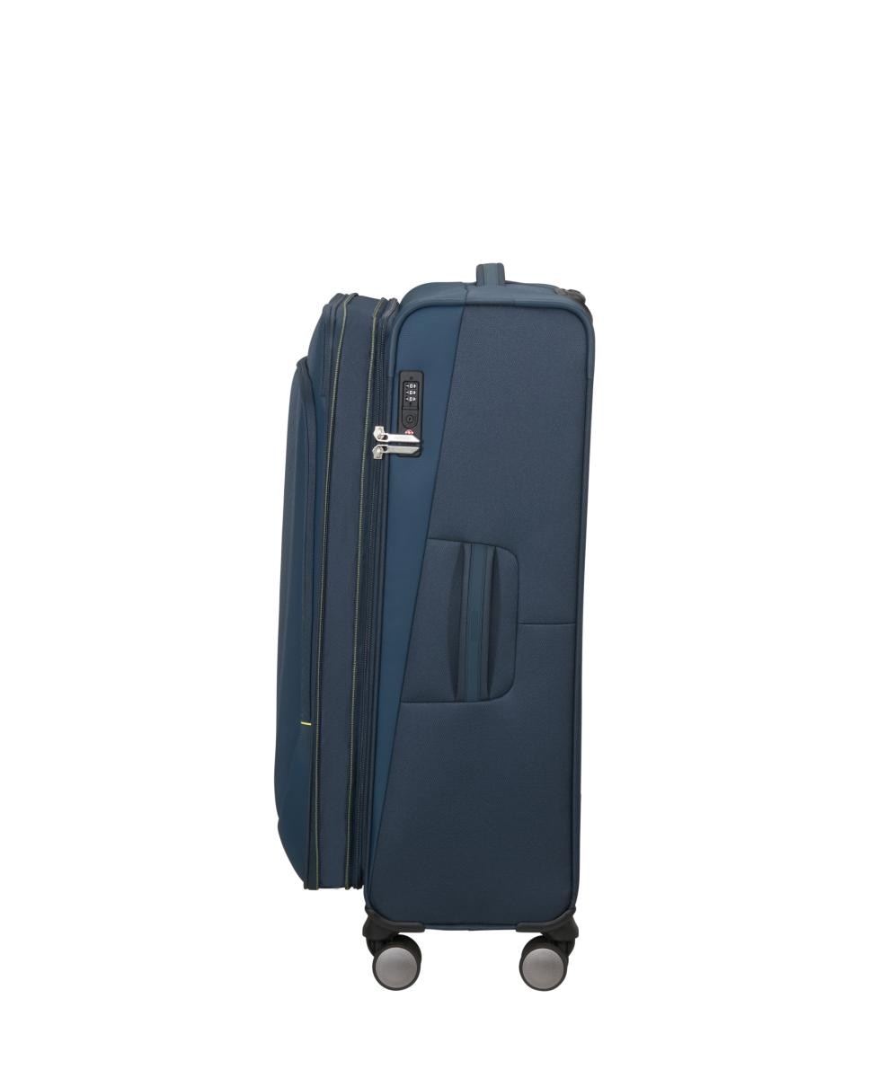 Maleta grande expandible Wanderlite blanda con capacidad hasta 123 L - American Tourister - Azul Azul-3