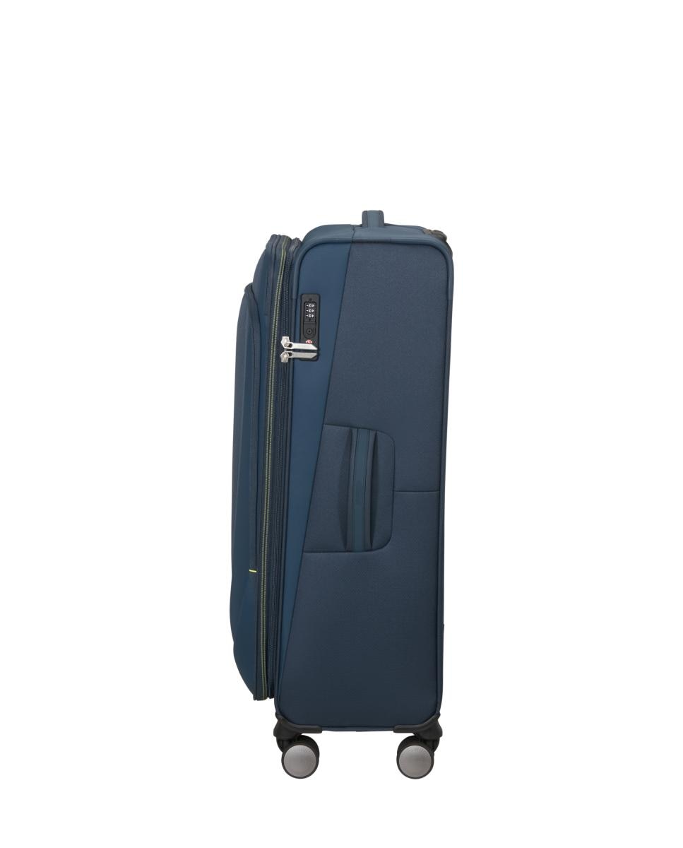 Maleta grande expandible Wanderlite blanda con capacidad hasta 123 L - American Tourister - Azul Azul-7