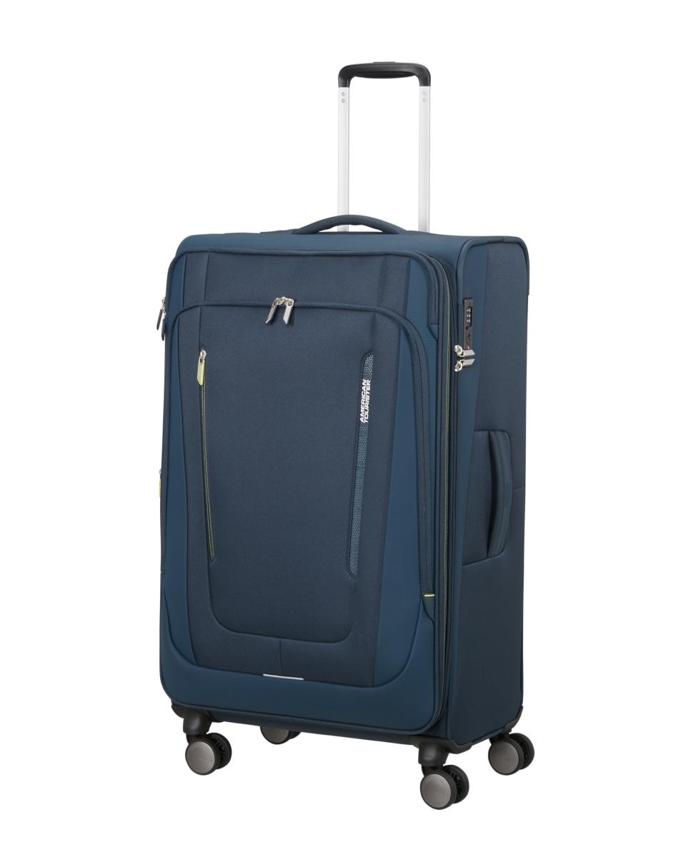 Maleta grande expandible Wanderlite blanda con capacidad hasta 123 L - American Tourister - Azul Azul-11
