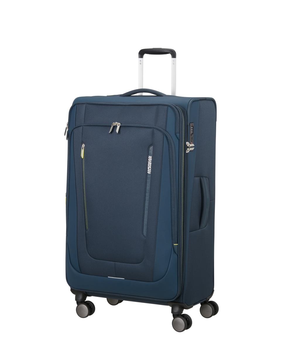 Maleta grande expandible Wanderlite blanda con capacidad hasta 123 L - American Tourister - Azul Azul-12