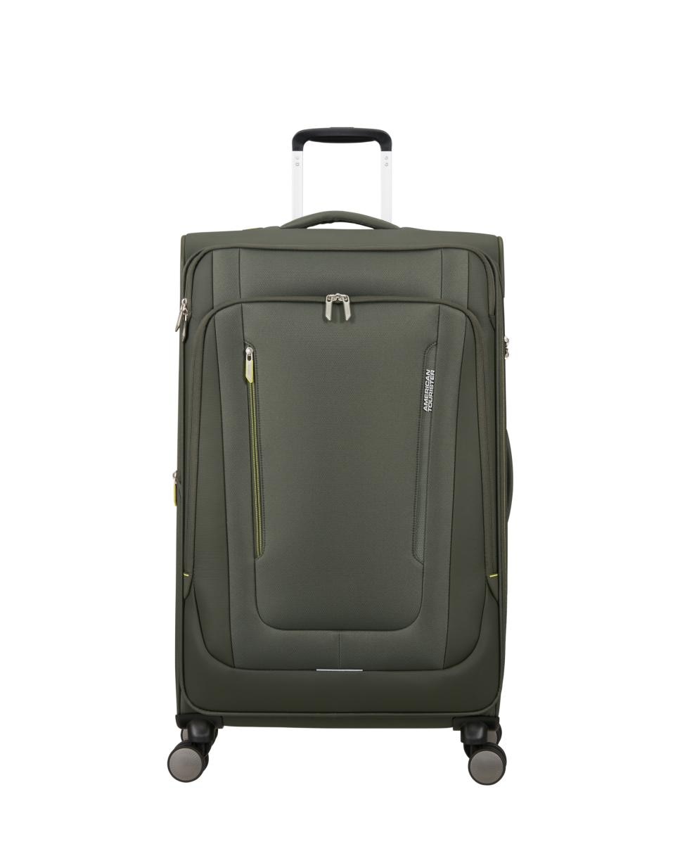 Maleta grande expandible Wanderlite blanda con capacidad hasta 123 L - American Tourister - Verde Verde-1
