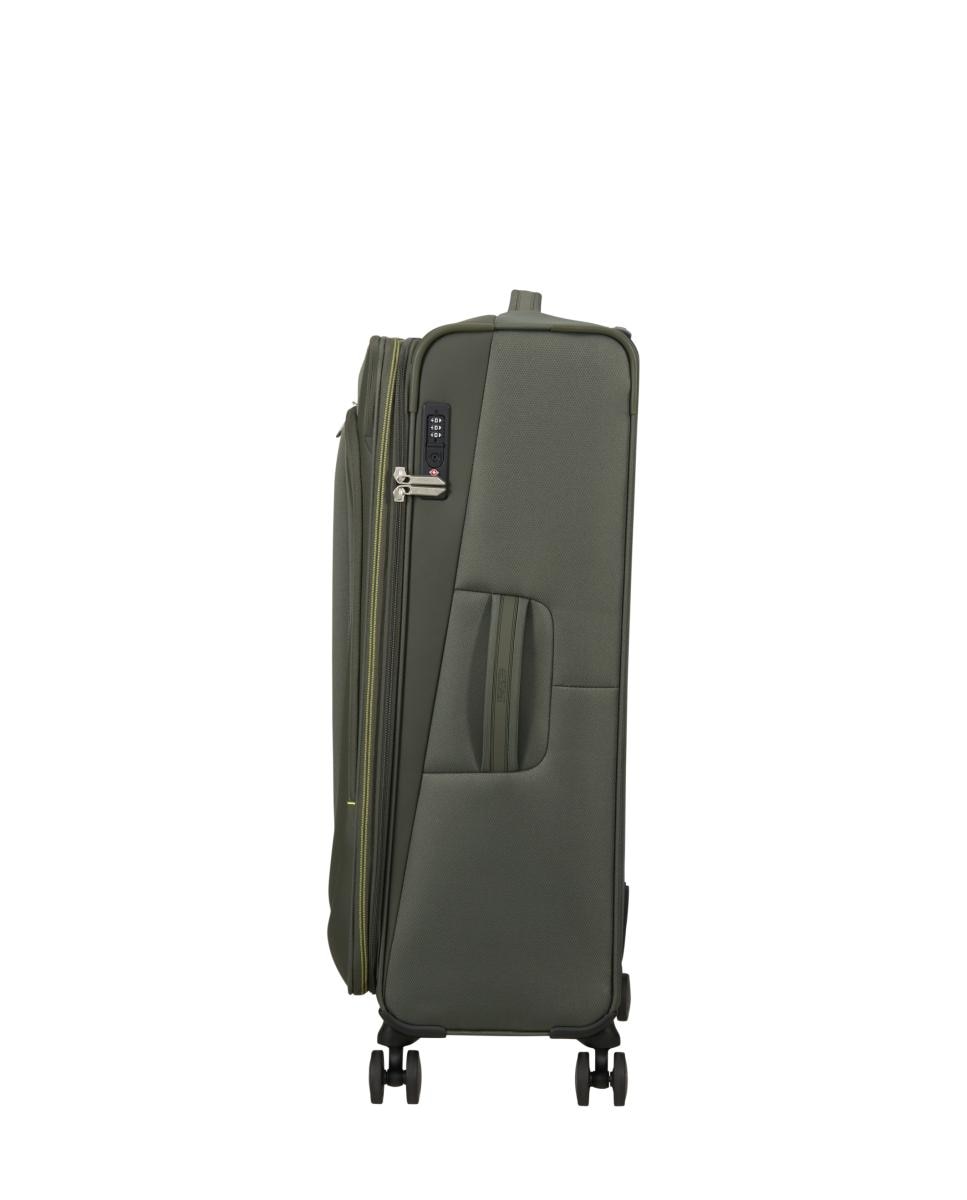 Maleta grande expandible Wanderlite blanda con capacidad hasta 123 L - American Tourister - Verde Verde-7