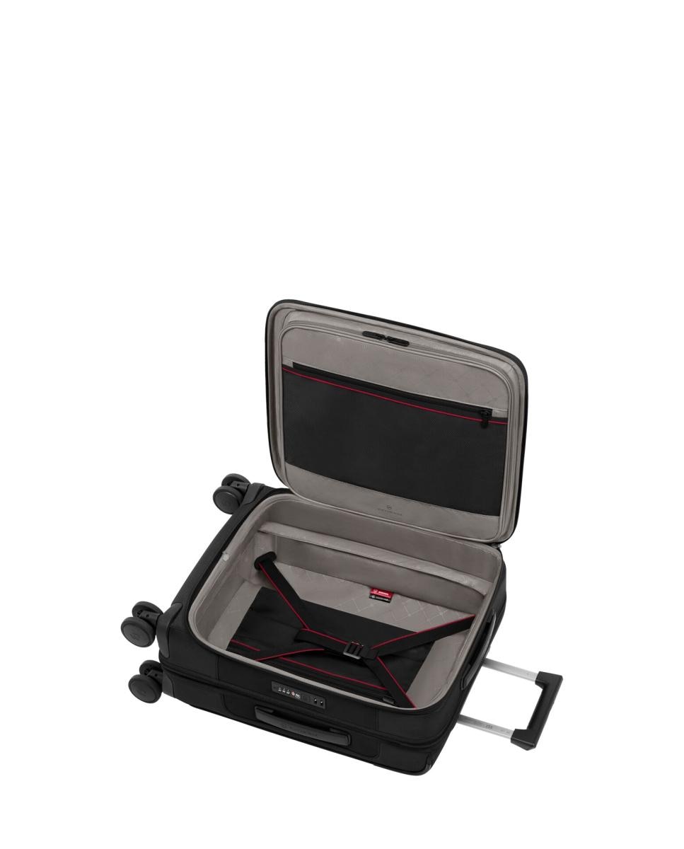 Trolley de Cabine de Poliéster com Secção Expansível Preto-6