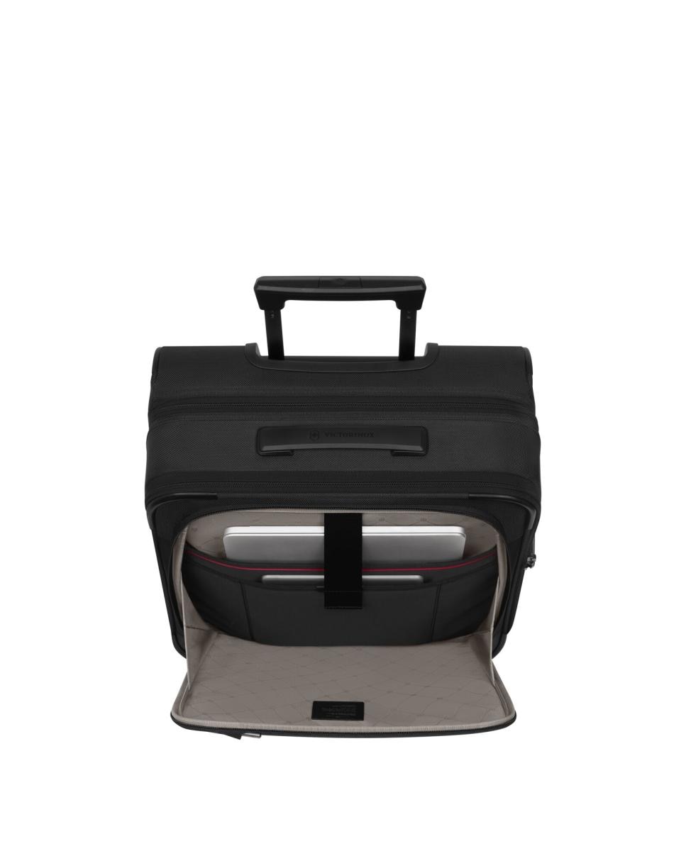 Trolley de Cabine de Poliéster com Secção Expansível Preto-8
