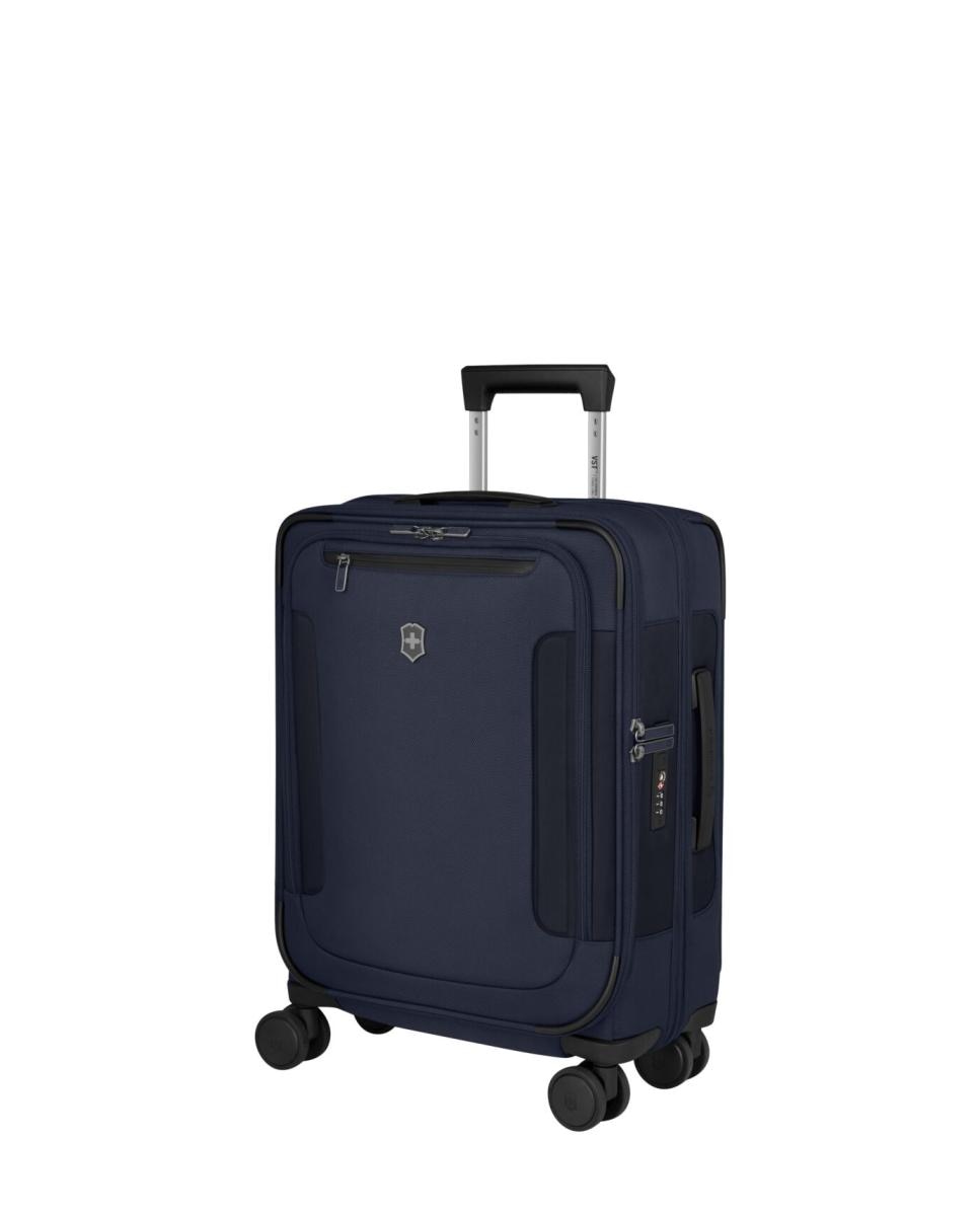Trolley de Cabine de Poliéster com Secção Expansível Azul-marinho-4