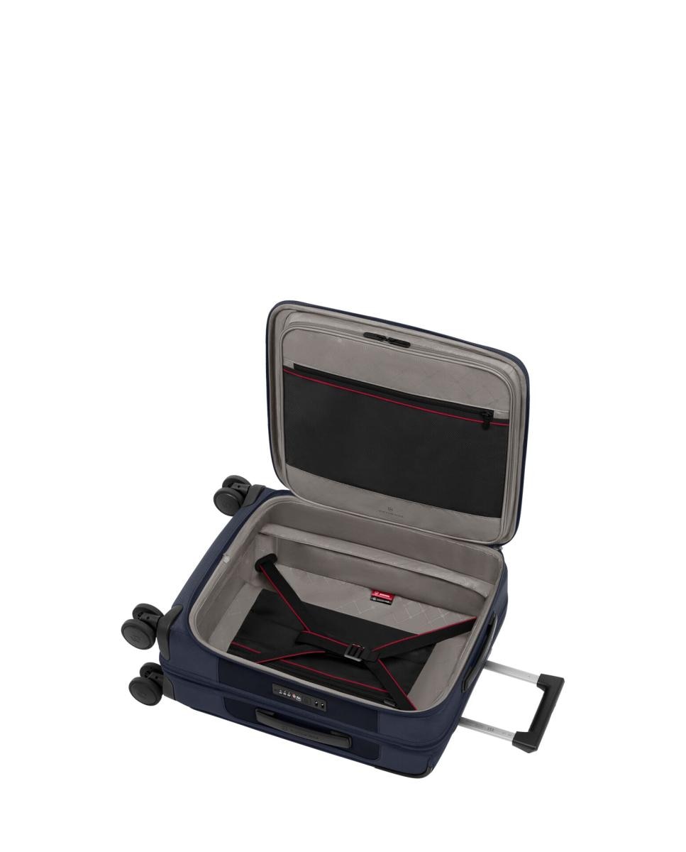 Trolley de Cabine de Poliéster com Secção Expansível Azul-marinho-6