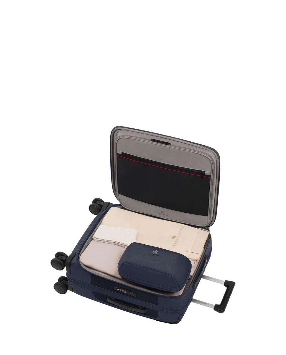 Trolley de Cabine de Poliéster com Secção Expansível Azul-marinho-7