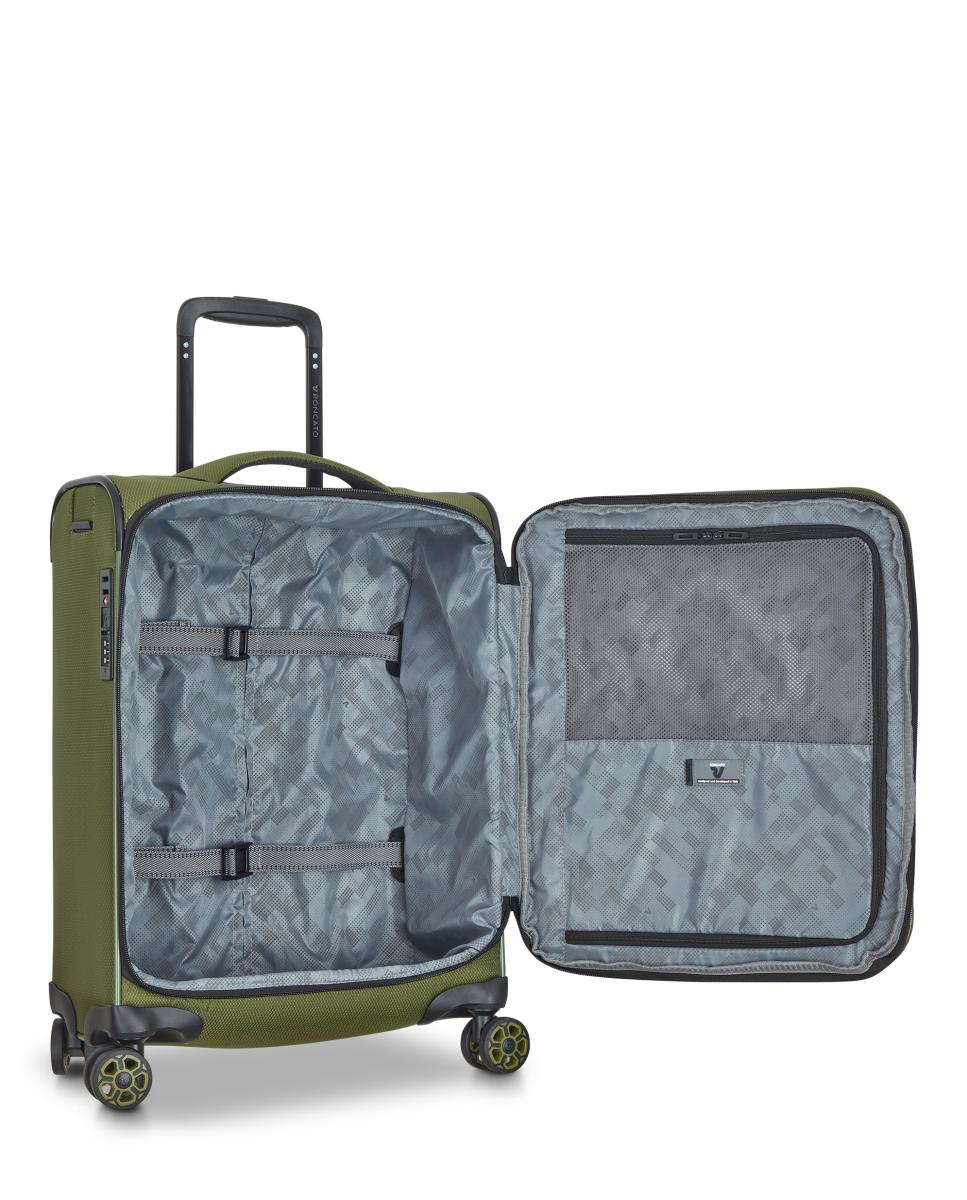 Mala de Cabine Expansível Ironik 2.0 Flexível com Capacidade 40/46 L - Dimensões 55x40x20/23 cm Verde-militar-3