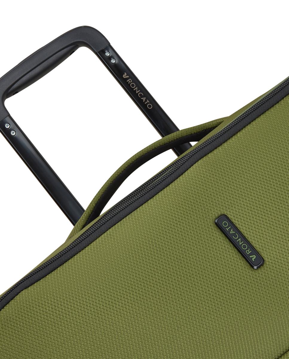 Mala de Cabine Expansível Ironik 2.0 Flexível com Capacidade 40/46 L - Dimensões 55x40x20/23 cm Verde-militar-6