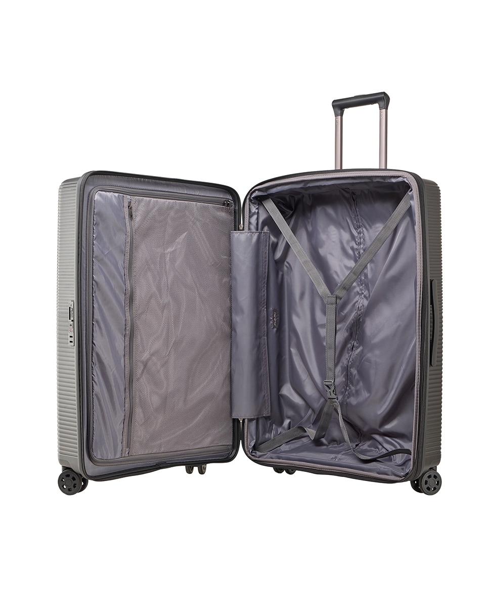Maleta polipropileno expandible 77 cms 4,3 kg - Emidio Tucci - Negro Negro-2