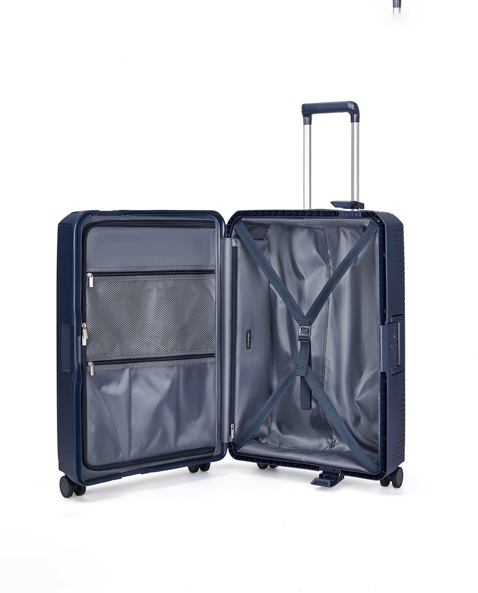 Mala de Polipropileno com Armação - 77 cm/4,7 kg Azul-2