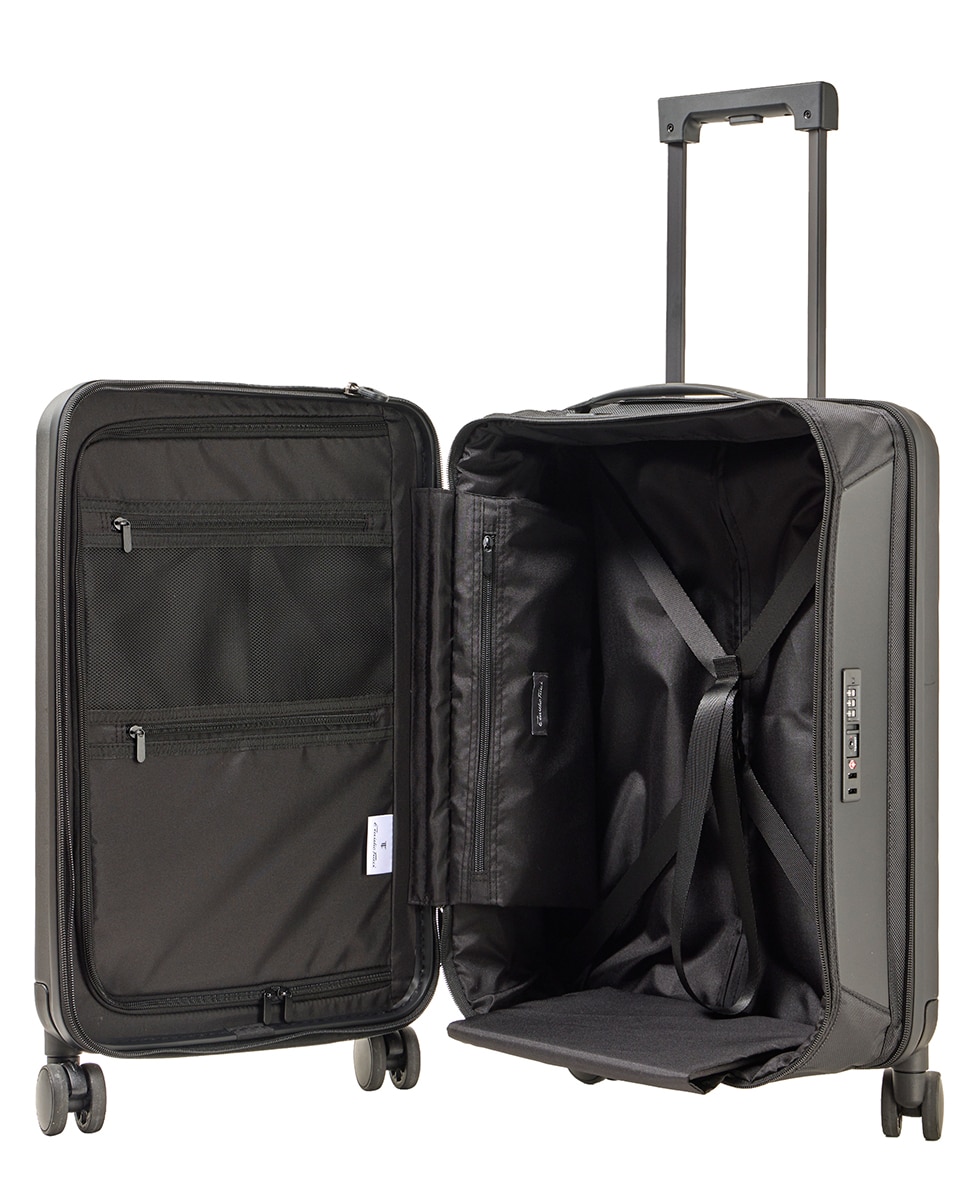 Trolley de Cabine Dobrável de Duas Rodas - 55 cm/3,3 kg Preto-3