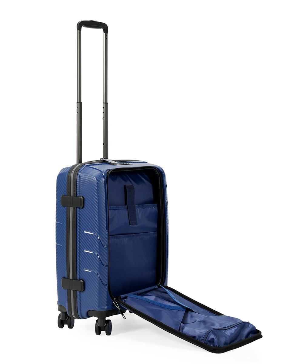 Trolley de Cabine de 4 Rodas Duplas |56 cm|2,6 kg Azul-3