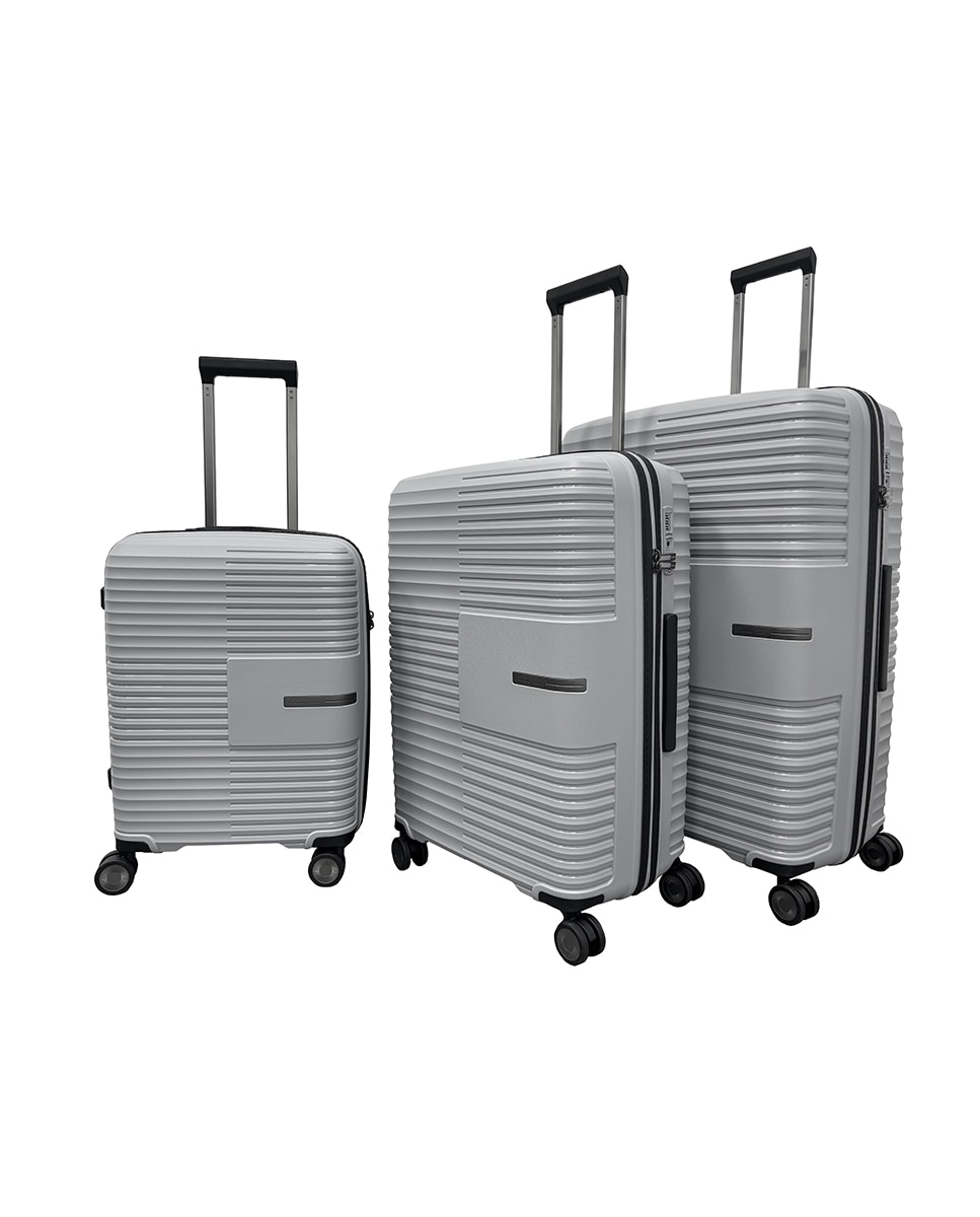 Imagen 4 de Maleta trolley grande polipropileno 77,5 cms 4,4 kg. - Emidio Tucci - Gris Gris