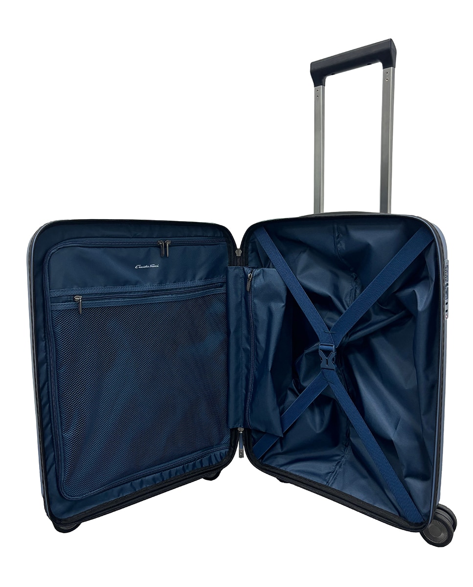 Mala Tipo Trolley de Cabine em Polipropileno 55 cm/2,68 kg Azul-2