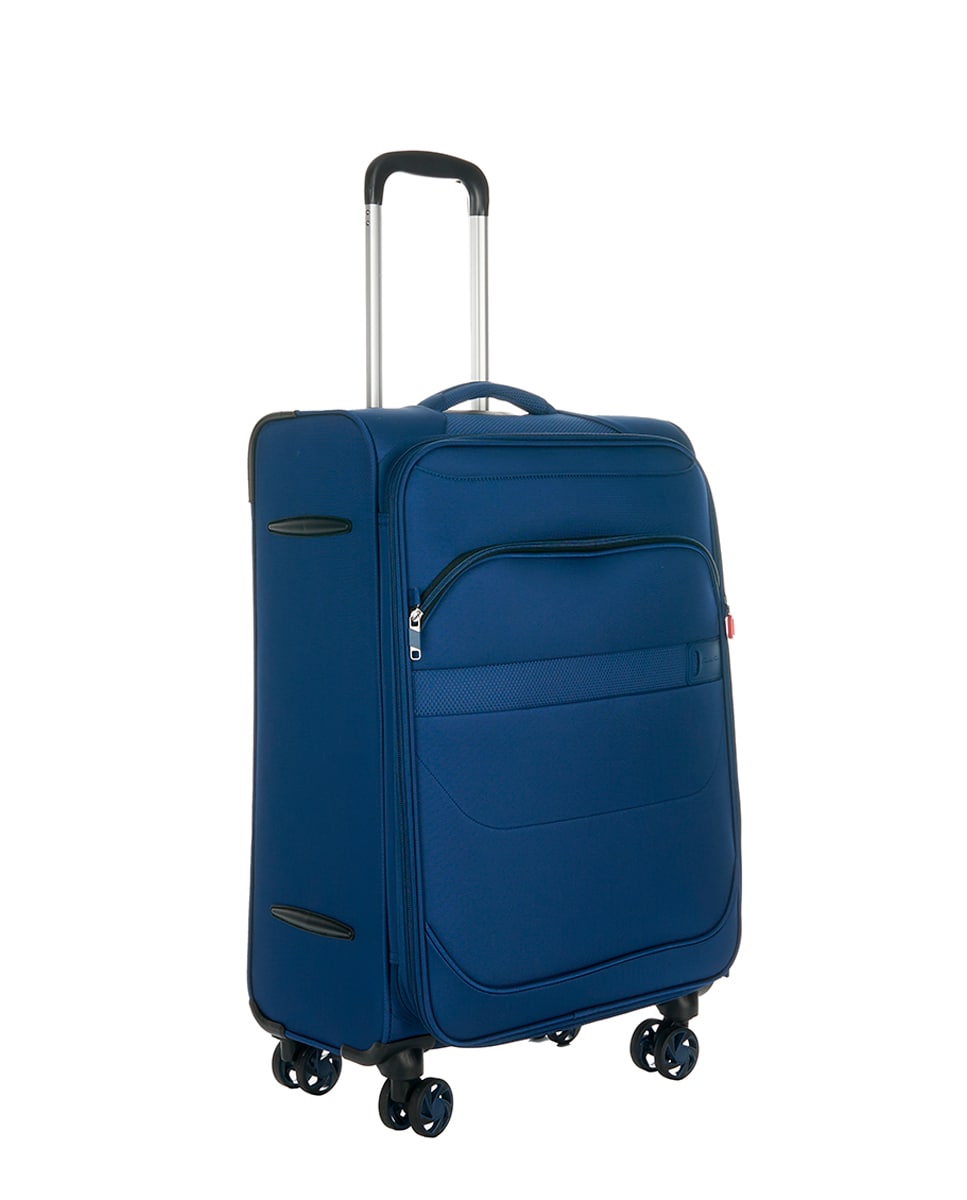 Mala de Nylon Tipo Trolley - 69 cm/2,9 kg Azul-1