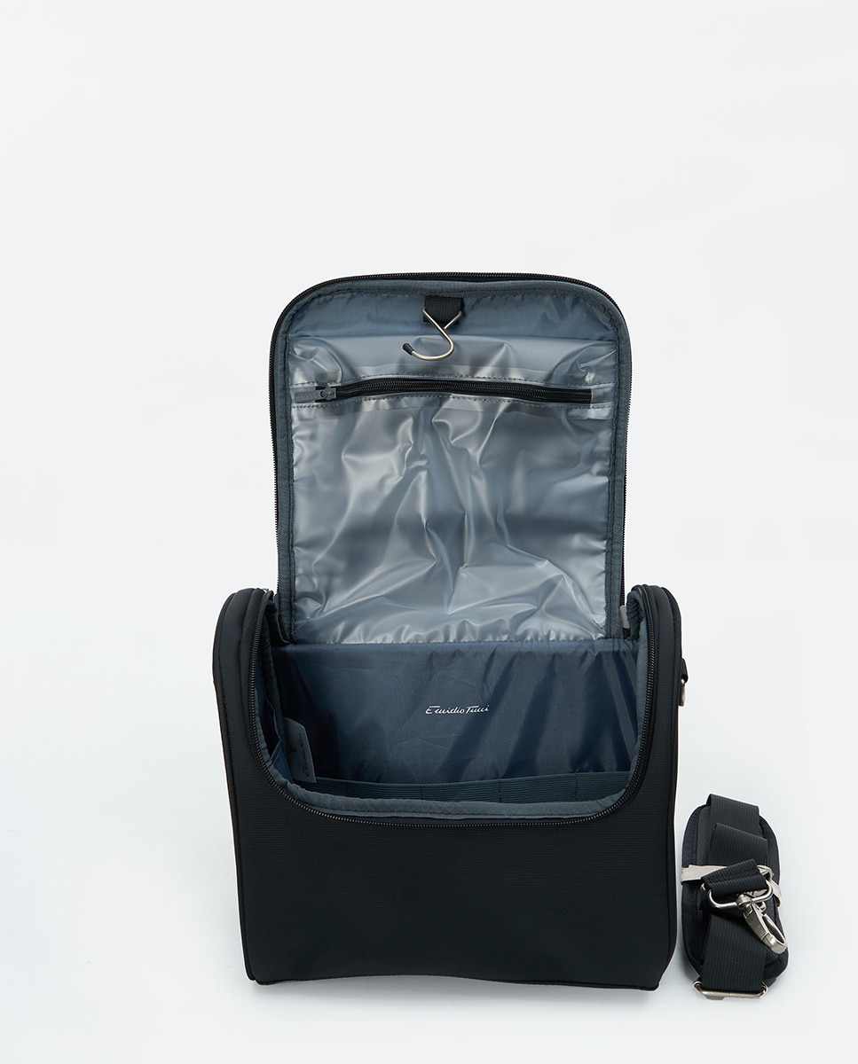 Nécessaire de Viagem em Poliéster - 17 cm/0,55 kg Preto-2