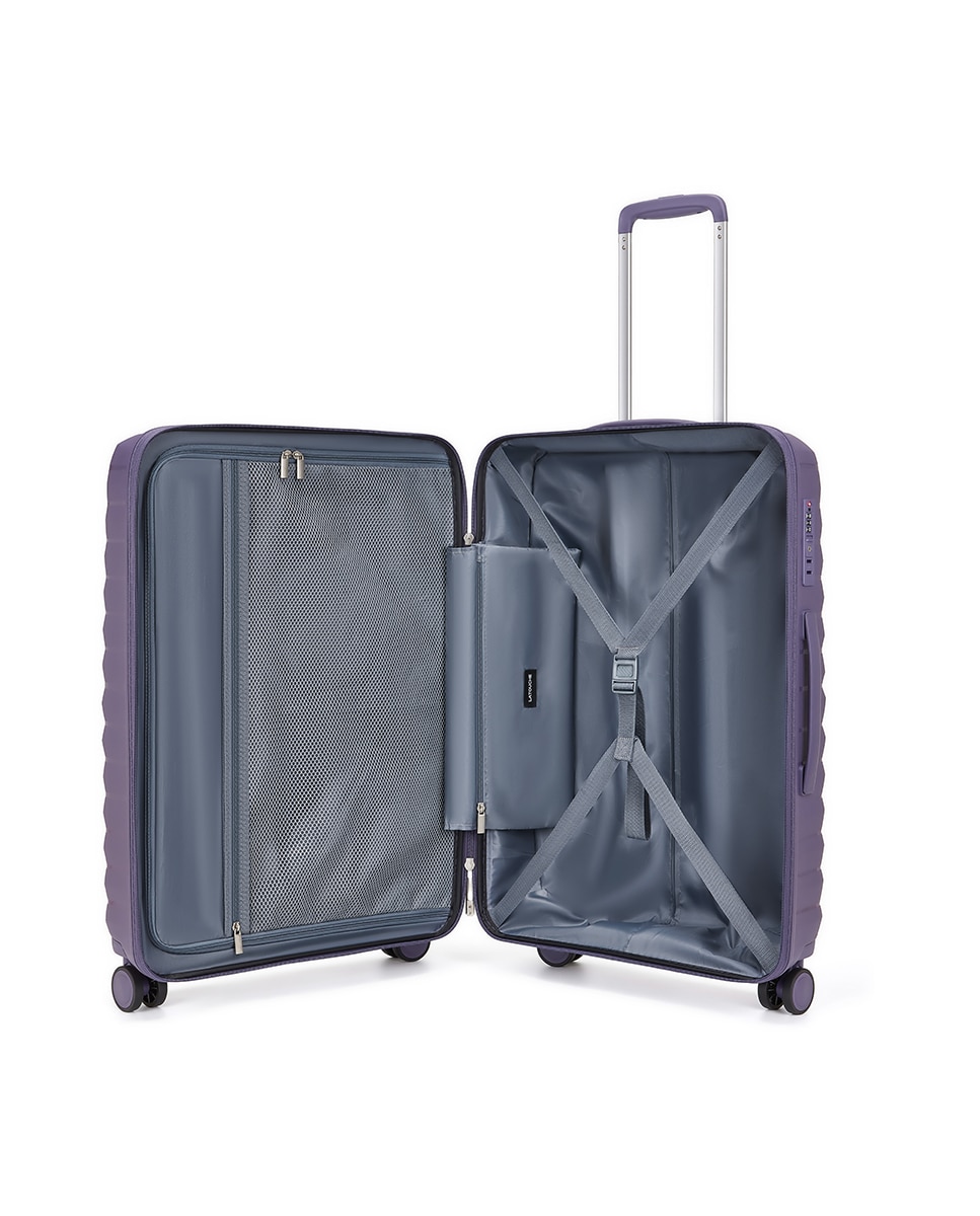 Mala Tipo Trolley Grande em Polipropileno 76 cm 3,8 kg Roxo-2