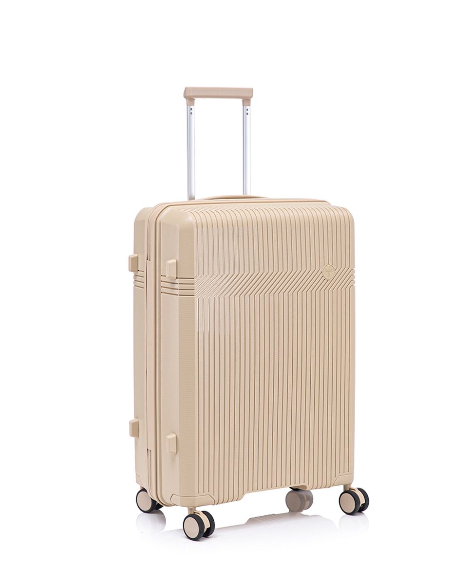 Imagem 0 de Mala Tipo Trolley Média em Polipropileno Reverse Zipper - 66 cm/3,1 kg.