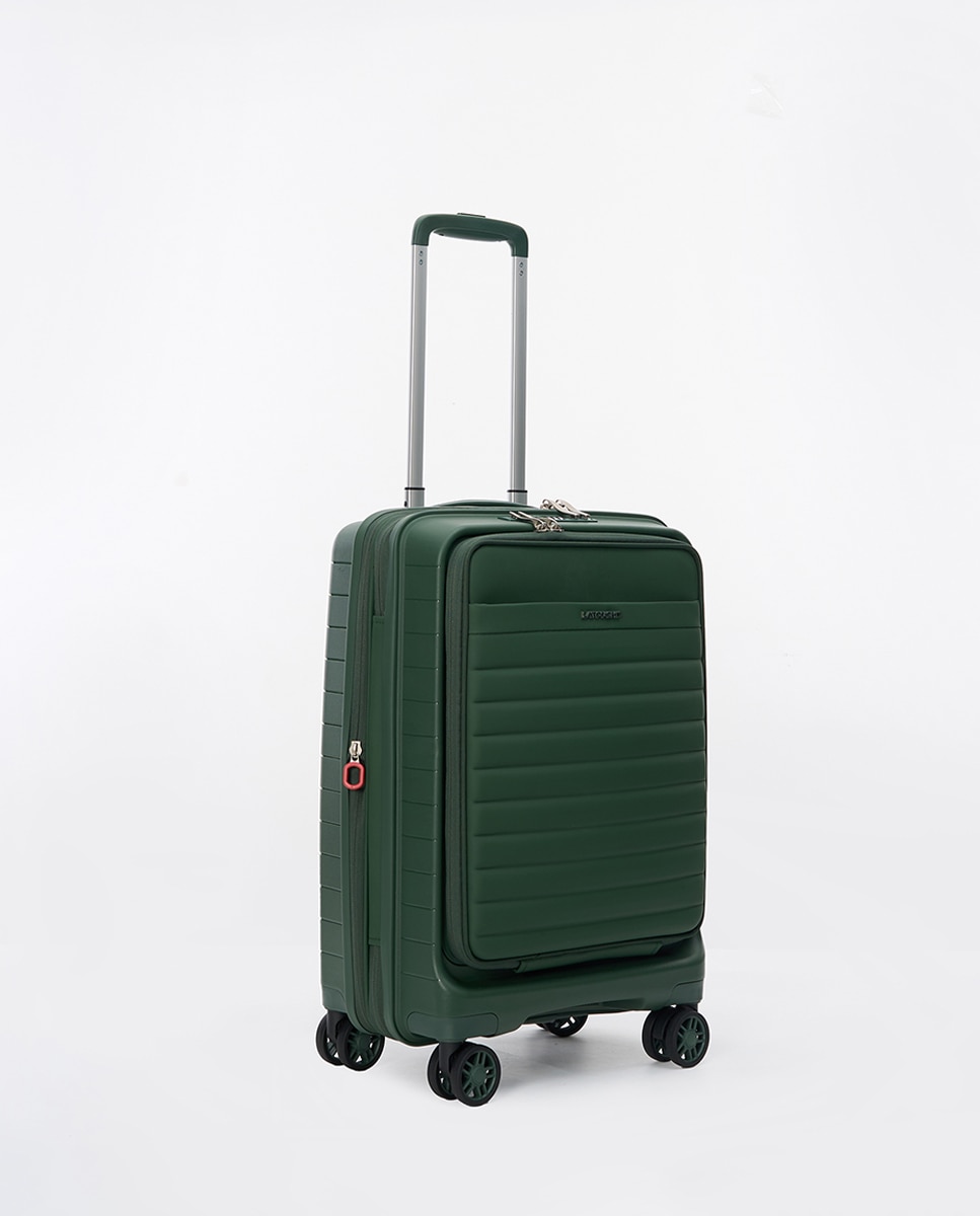 Imagem 0 de Mala Tipo Trolley de Cabine em Polipropileno com Porta à Frente, Porta-PC - 55 cm/2,8 kg.