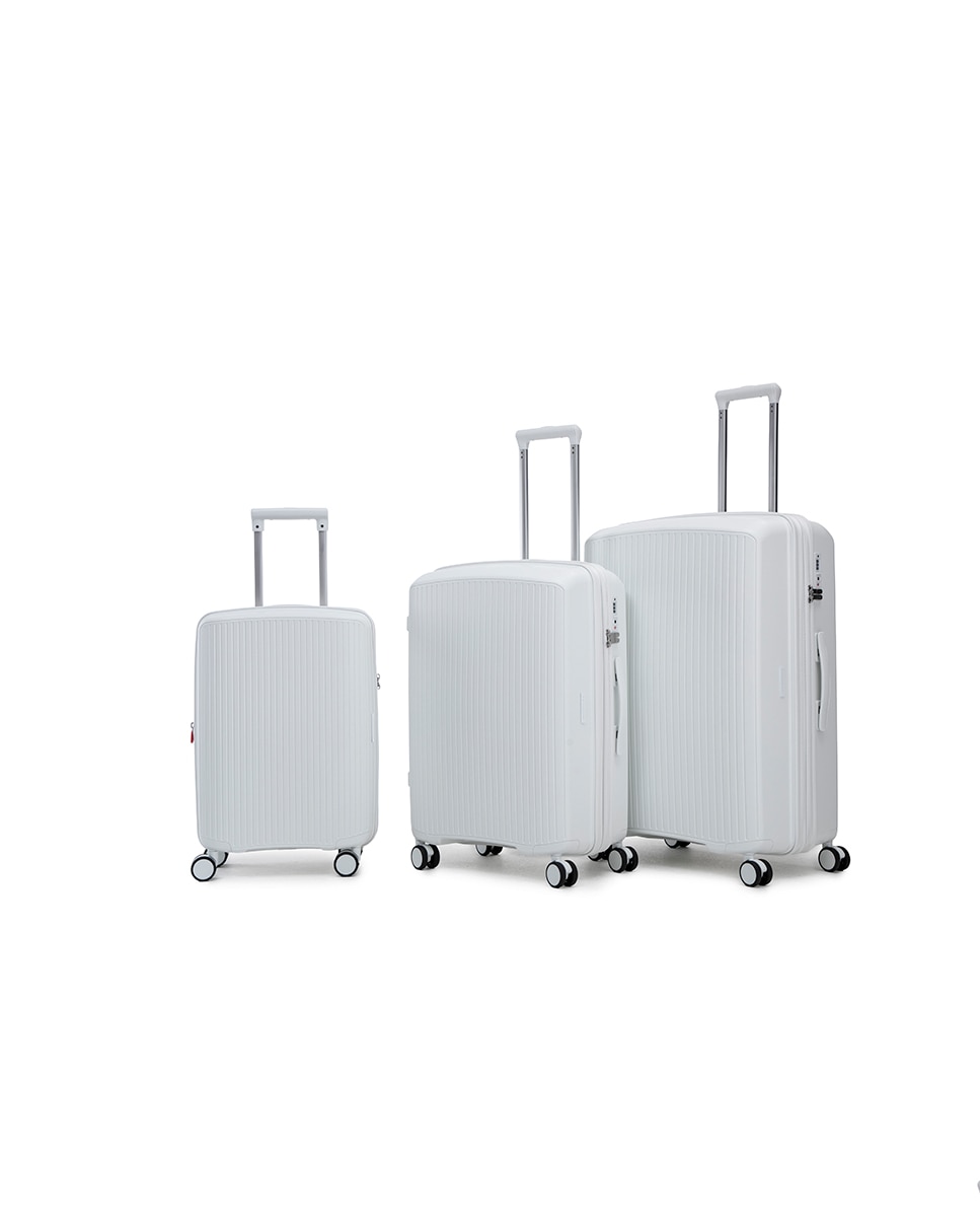 Mala Tipo Trolley de Cabine em Polipropileno - 56 cm/2,8 kg Branco-3