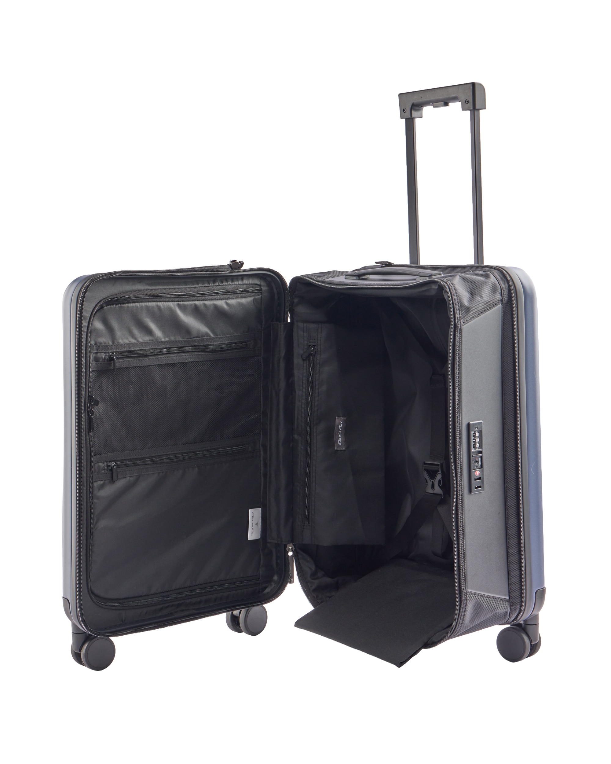 Trolley cabina plegable 4 ruedas dobles|55cm|3kg - Emidio Tucci - Azul marino Azul marino-3