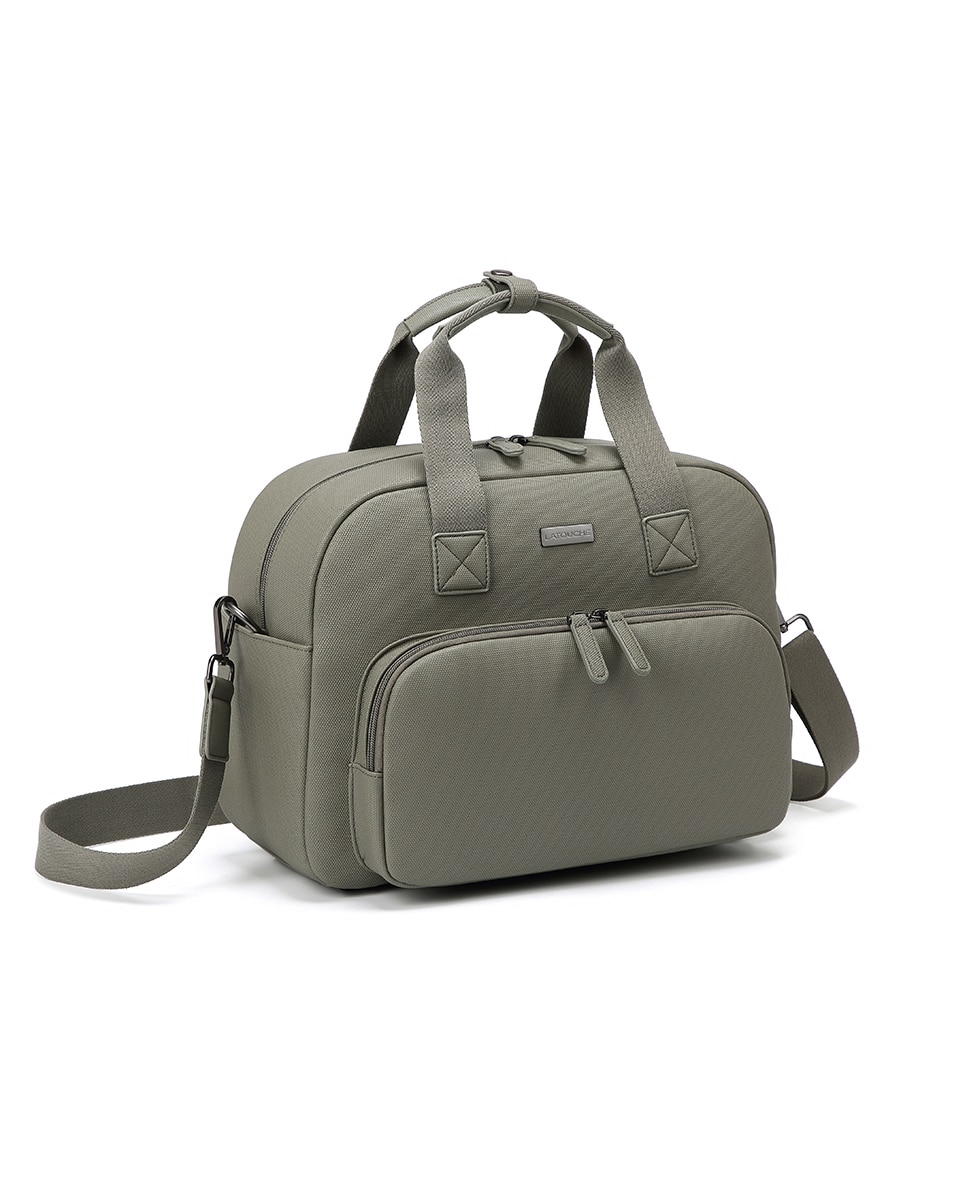 Mala de Viagem Tipo Sapateira |37 cm|0,95 kg Caqui-2
