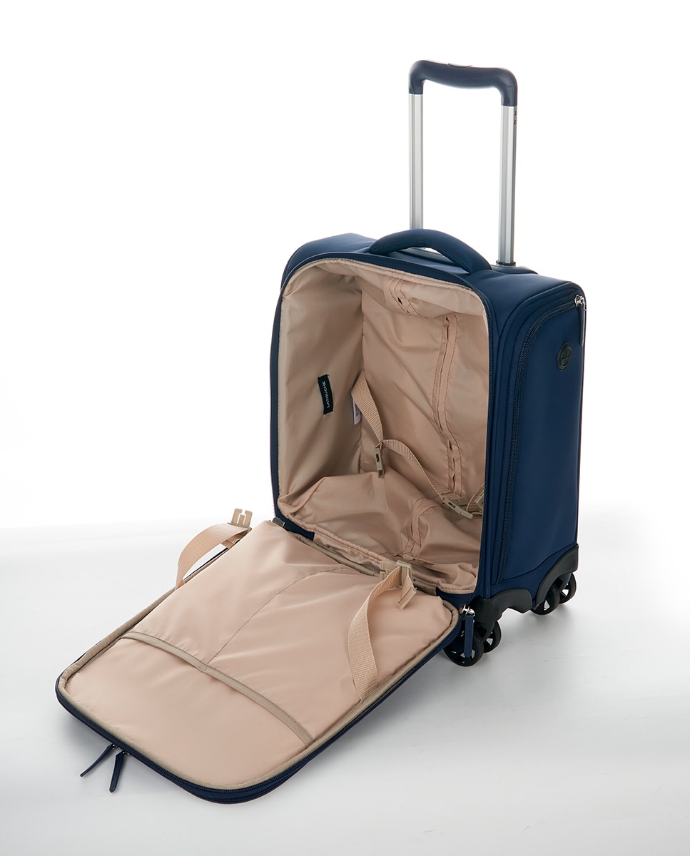 Mala de Poliéster Tipo Trolley Under Seat - 45 cm/2,35 kg Azul-2