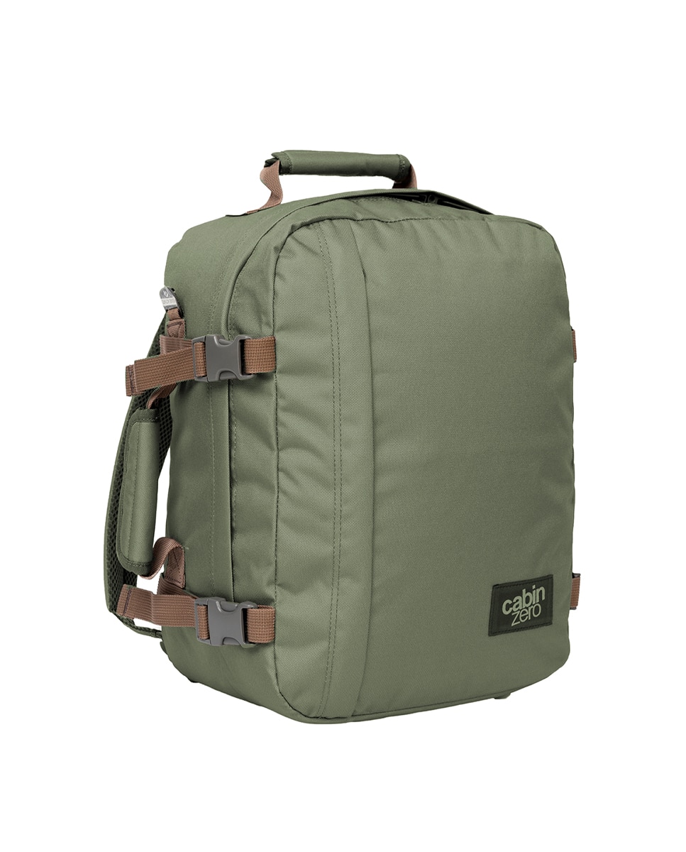 Imagen 3 de Mochila Mini CZ08 blanda caqui, con capacidad de 28L - CabinZero - Verde Verde