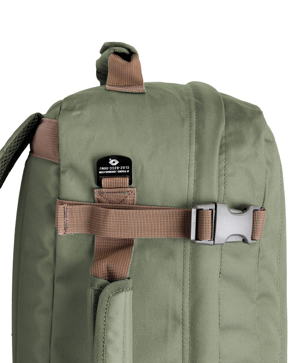 Imagen 5 de Mochila Mini CZ08 blanda caqui, con capacidad de 28L - CabinZero - Verde Verde