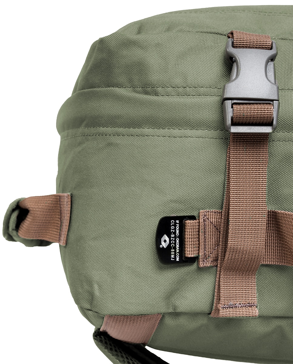 Imagen 6 de Mochila Mini CZ08 blanda caqui, con capacidad de 28L - CabinZero - Verde Verde