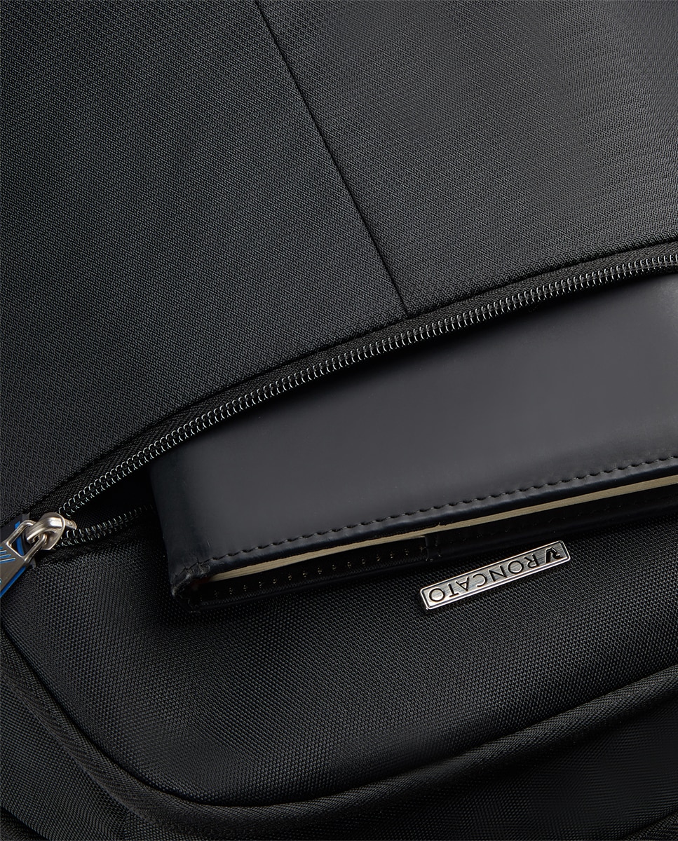 Mochila Porta-PC de 17,3" com 2 Compartimentos Preto-6