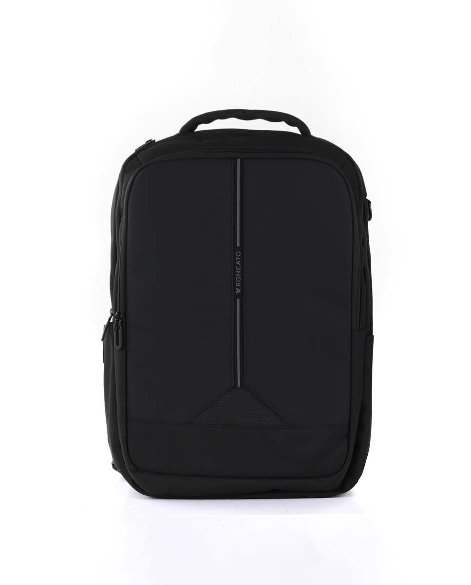 Mochila Porta-PC de Dois Compartimentos (PC 17,3"/Tablet/Ligação USB) Preto-1