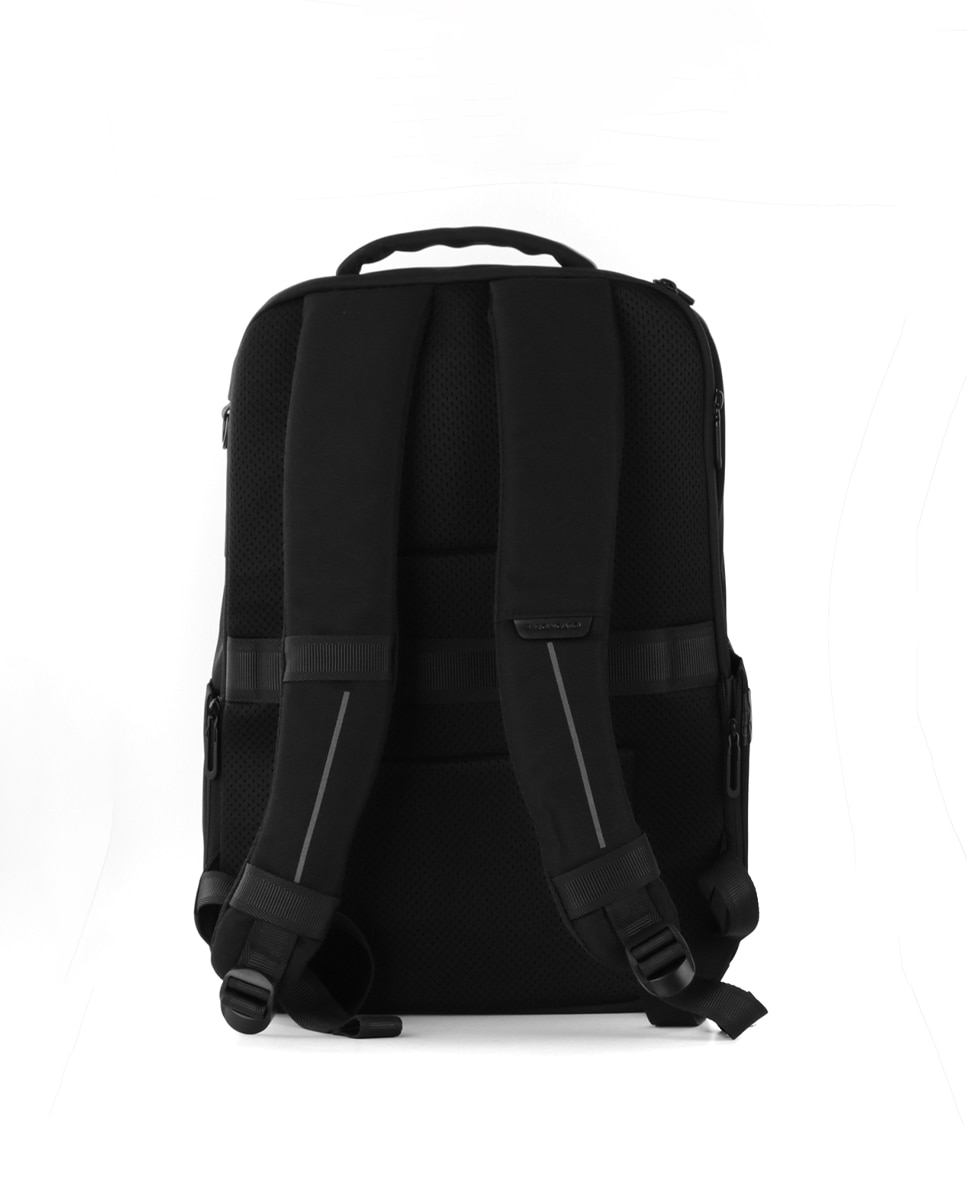 Mochila Porta-PC de Dois Compartimentos (PC 17,3"/Tablet/Ligação USB) Preto-2