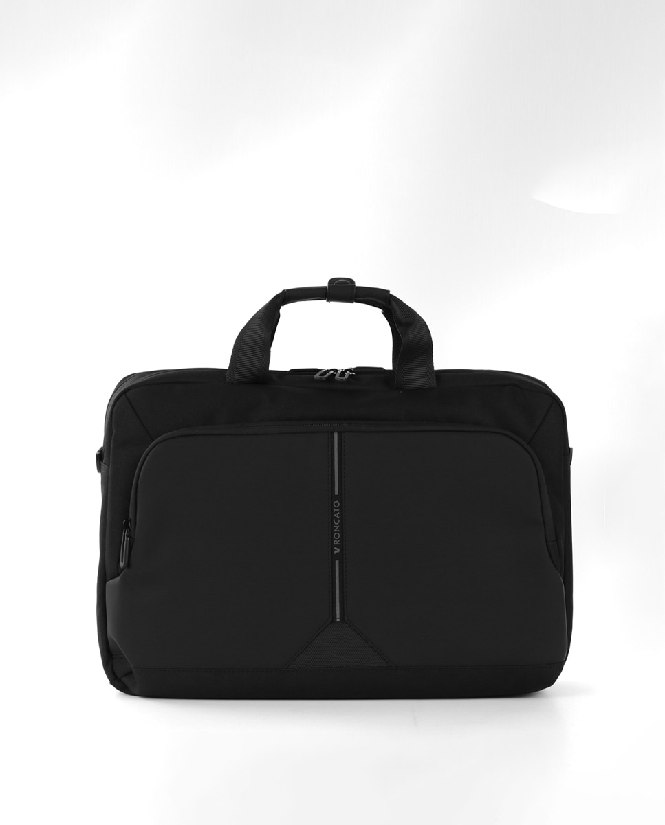 Carteira de Duas Alças e Dois Compartimentos (PC 15,6"/Tablet) Preto-1