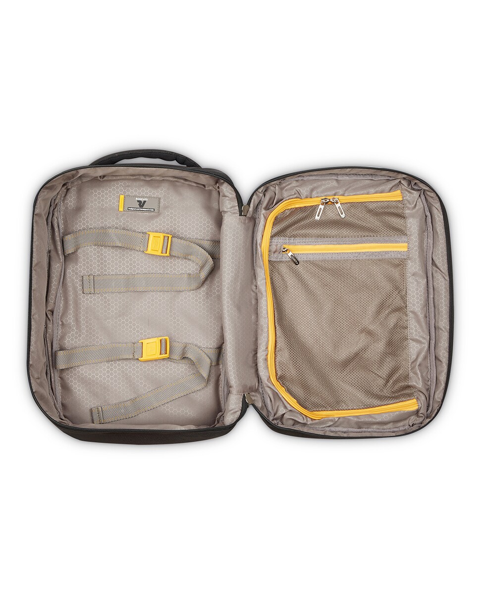 Mochila de Viagem de Cabine Smile 2.0 DLX Expansível, com Dimensões 40 x 25 x 15/20 Preto-3