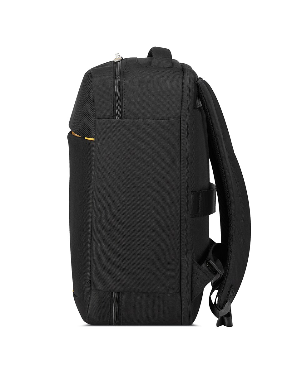 Mochila de Viagem de Cabine Smile 2.0 DLX Expansível, com Dimensões 40 x 25 x 15/20 Preto-5