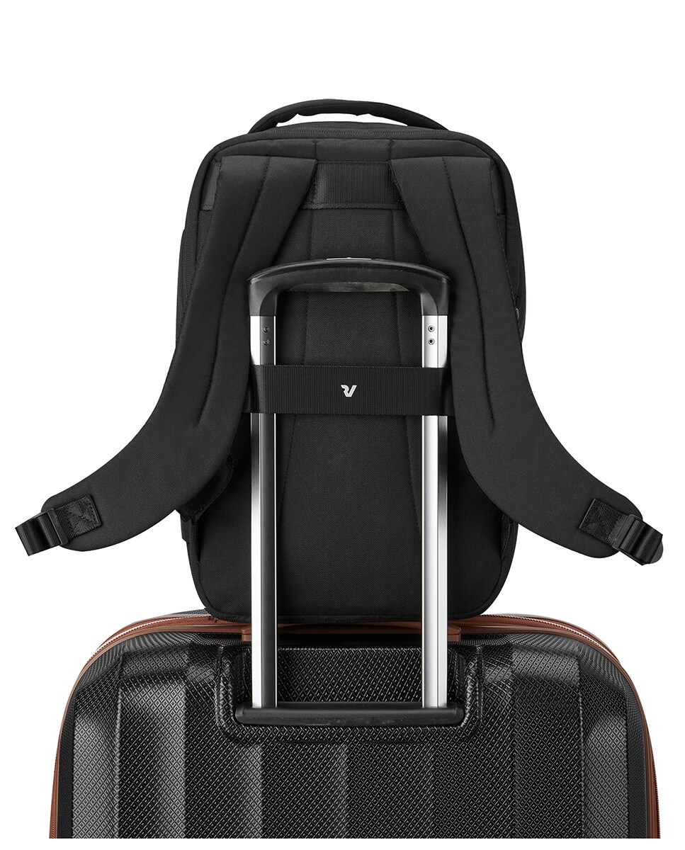 Mochila de Viagem de Cabine Smile 2.0 DLX Expansível, com Dimensões 40 x 25 x 15/20 Preto-7