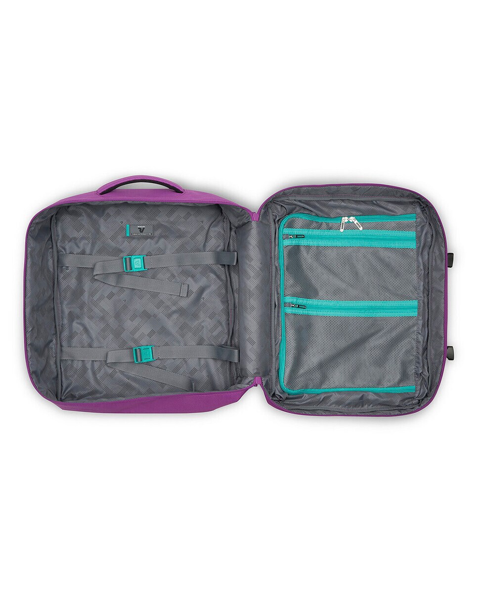 Mochila de Viagem de Cabine Easyjet Ironik 2.0 Dimensões 45x36x20 cm Roxo-5