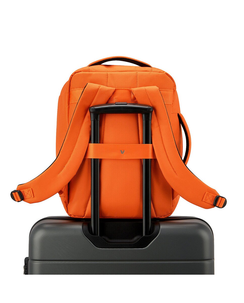 Mochila Underseat Vueling/Wizzair (15.6") Ironik 2.0 - 40x20x30 cm Laranja-forte-6