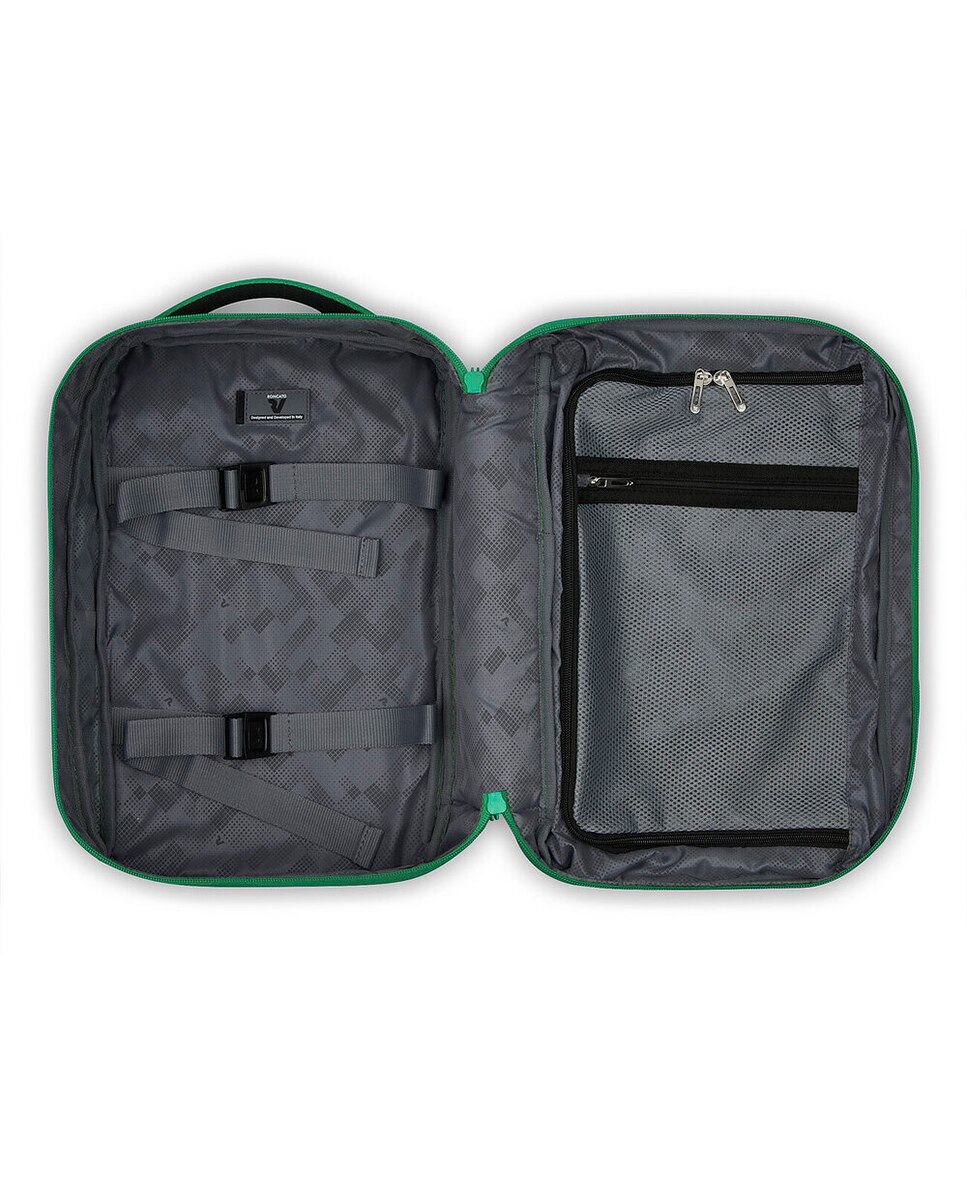 Imagen 5 de Mochila Underseat Ryanair (14") Ironik 2.0 expandibles dimensiones 40x25x15/20 cm - Roncato - Verde oscuro Verde oscuro