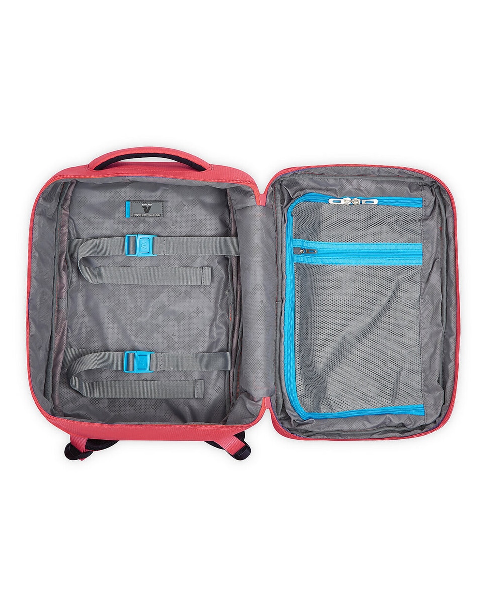 Mochila Underseat Ryanair (14") Ironik 2.0 Expandibles Dimensões 40x25x15/20 cm Vermelho-claro-5