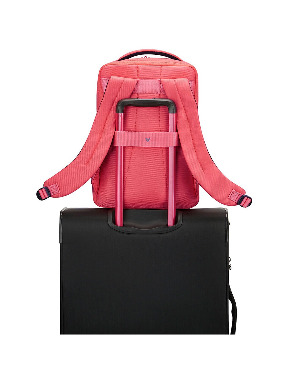 Mochila Underseat Ryanair (14") Ironik 2.0 Expandibles Dimensões 40x25x15/20 cm Vermelho-claro-9