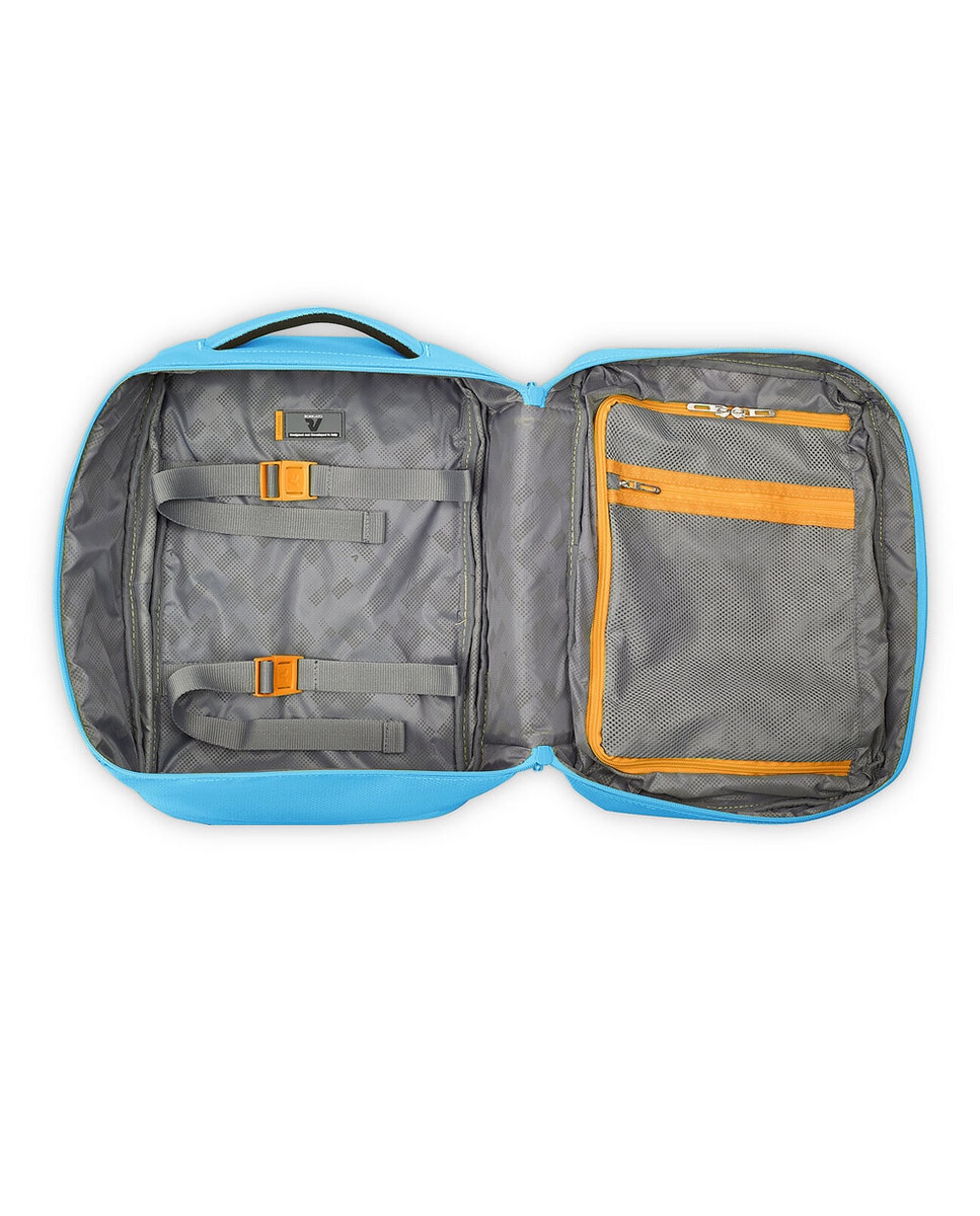 Mochila Underseat Ryanair (14") Ironik 2.0 Expandibles Dimensões 40x25x15/20 cm Azul-claro-3